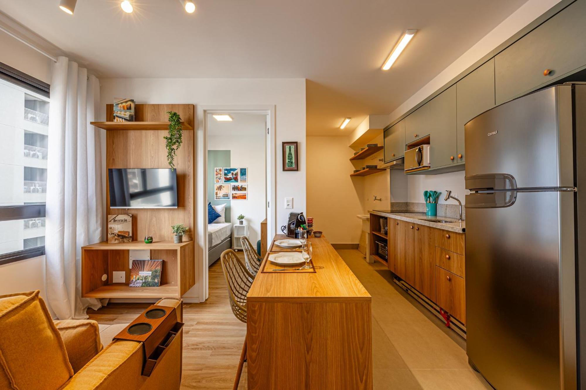 Apartment Easy Star - Belo De 2 Quartos Em Moema - Gw03i Sao Paulo