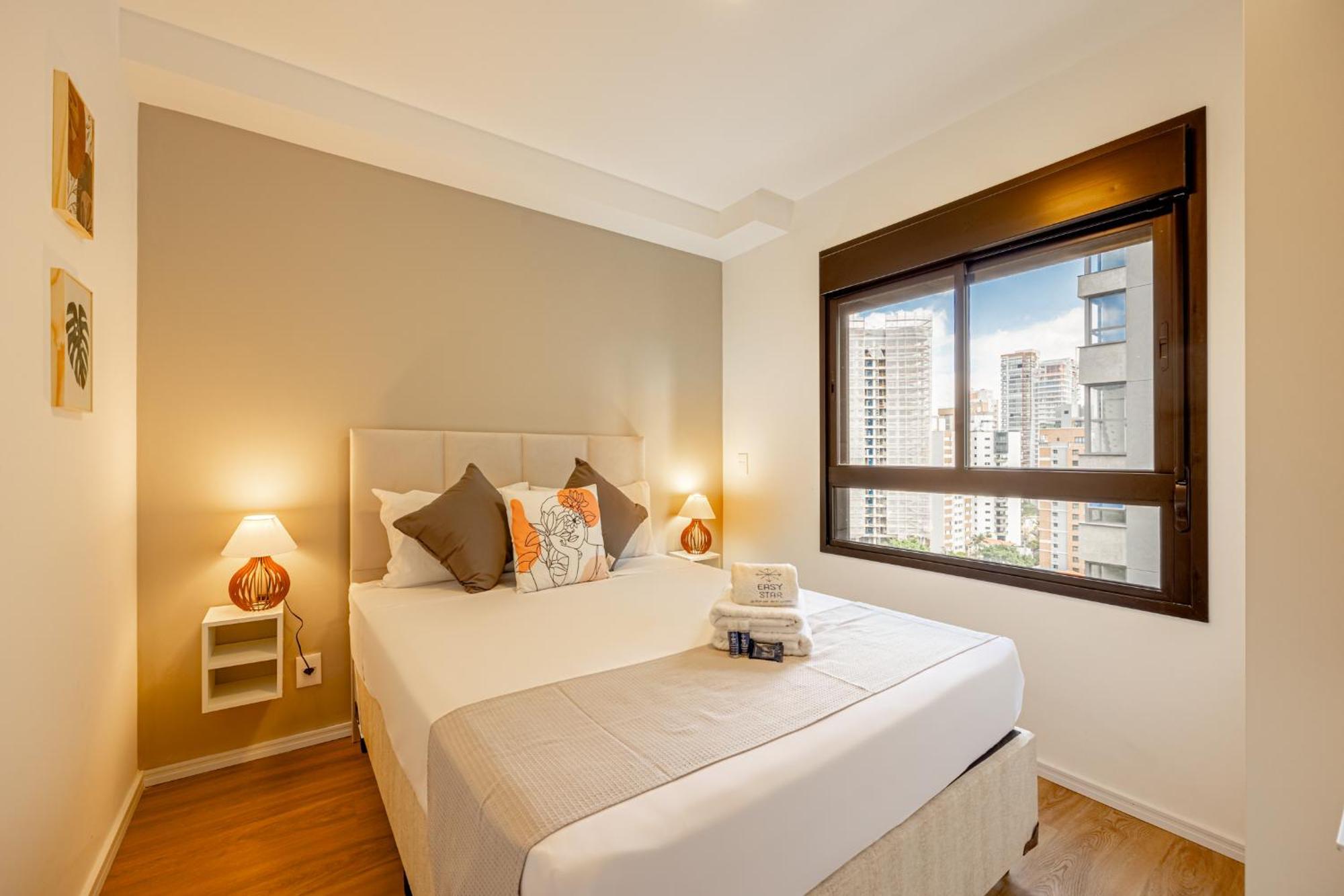 Apartamento Easy Star - Belo De 2 Quartos Em Moema - Gw03i *